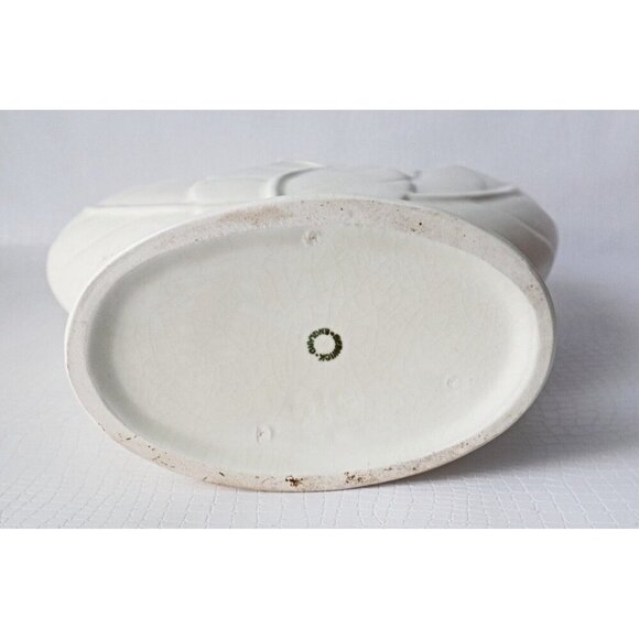 Vintage Beswick Ware Art Pottery Ceramic Deco Ivory Flower Posey Basket - Picture 7 of 7